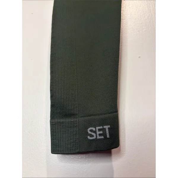 Set Active Sculptflex Green Vegas Leggings Smoothing Ribbed Sides Size M - Image 5