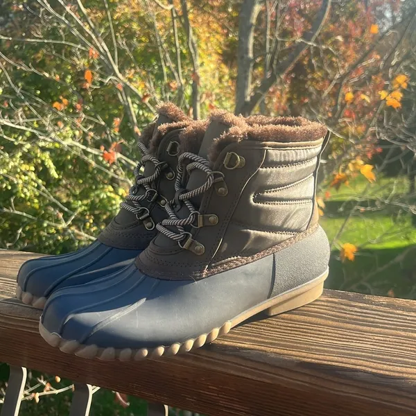 BareTraps Flynn warm lined cushioned winter snow duck boots size 7 NEW - Image 12