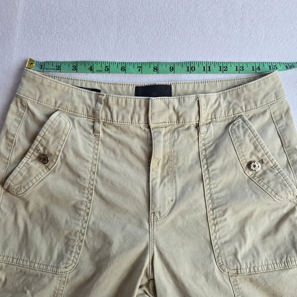 White House Black‎ Market Pret-A-Jet High Rise Slim Ankle Khaki Utility Pants 8 - Image 8