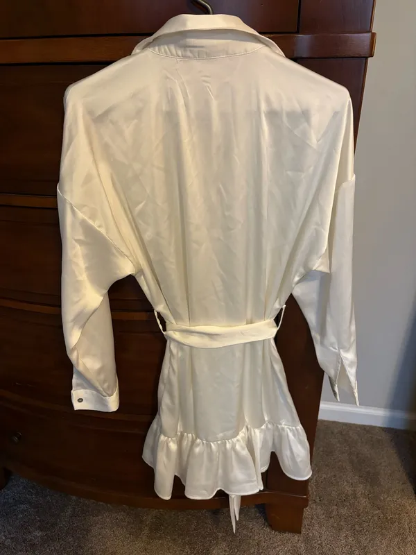 Zara silk button down dress  - Image 2