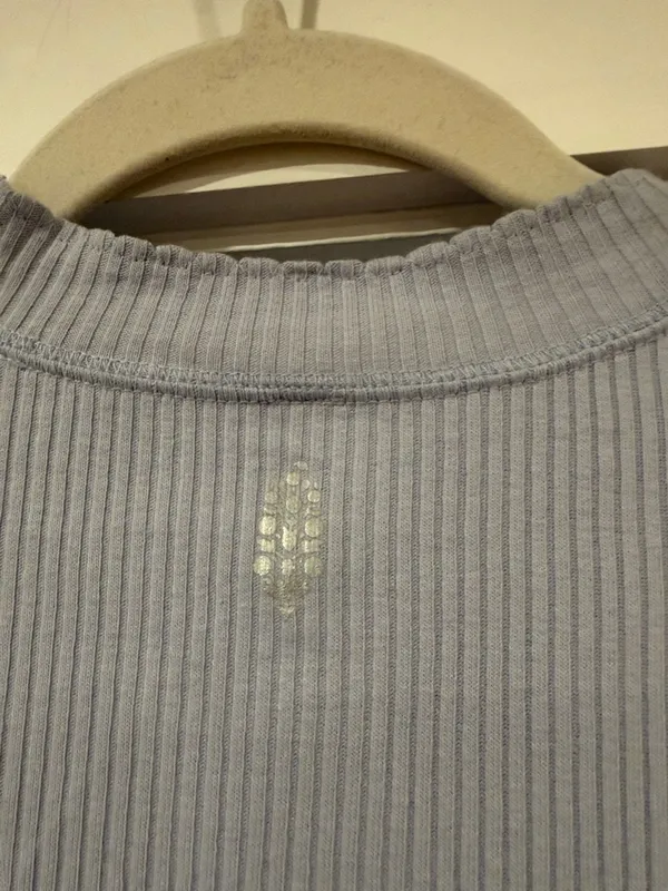 FP Movement by Free People Light blue Ribbed Long-Sleeve‎ Top med - Image 7