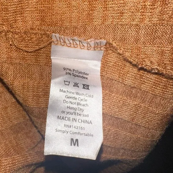 Lularoe goldenrod ribbed cozy drape M kimono - Image 4