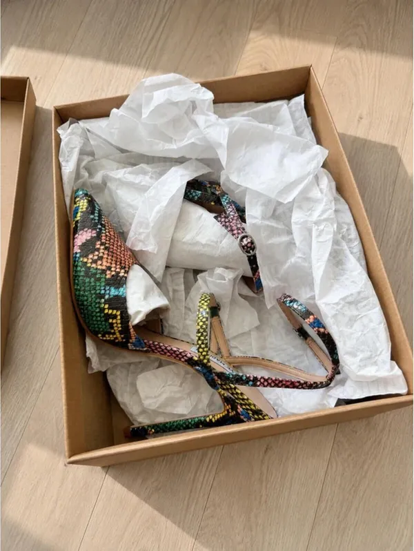 Steve Madden Variety Multi Snake Heels Size 7 New In Box - Image 6