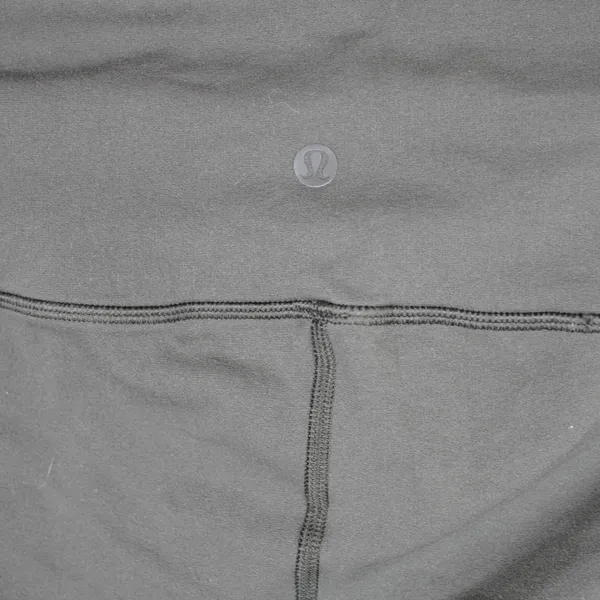 Lululemon Green Mesh Panel Cropped Leggings‎ Womens Size 6 High Rise - Image 3
