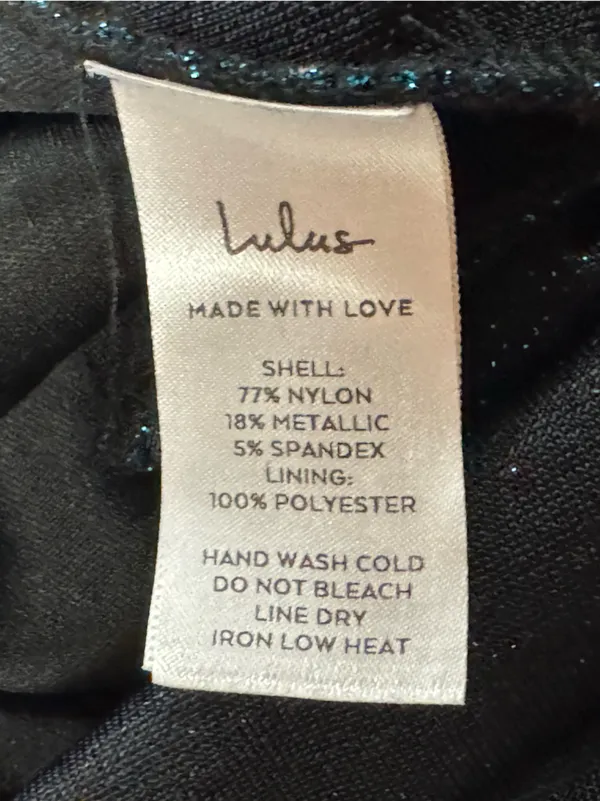 Lulus Forever Your Girl Metallic Mini Dress Women’s Medium - Image 4