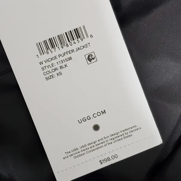 UGG Women's Vickie Puffer Jacket Water Resistant. Size XS‎ - Image 14