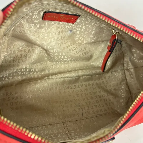 KATE SPADE Berkshire Road Gabriella Leather Crossbody/ Shoulder Bag Red - $298. - Image 7
