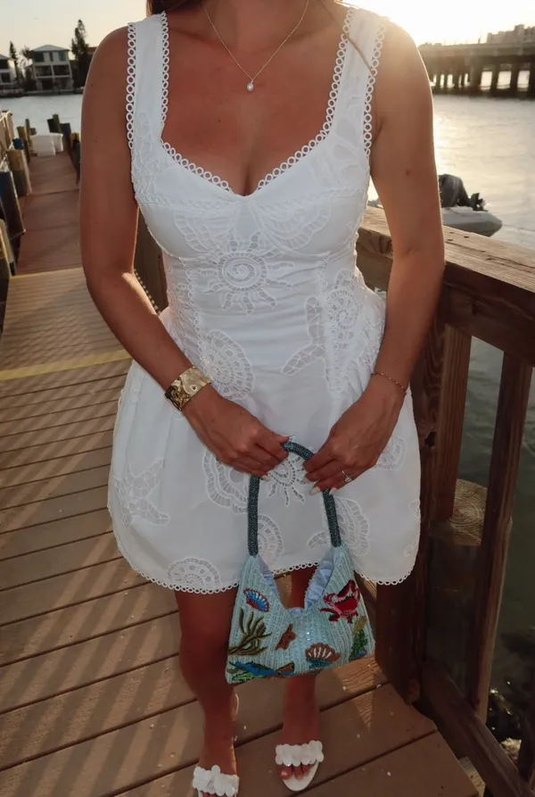 white seashell dress  - Image 3