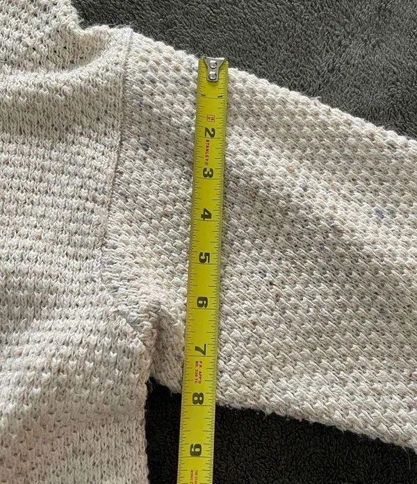 Vintage sweater Tan Size L - Image 12