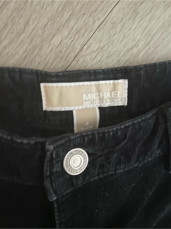 MICHAEL Michael Kors Women's Black Boot Cut Corduroy Jeans - Image 2