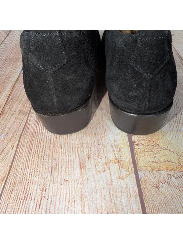 Frye Billy Shootie Booties Black Suede Size 9.5 - Image 5