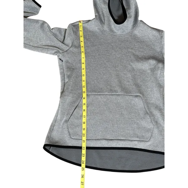 Nike Dri-FIT Hoodie Womens Medium Gray Pullover Athletic Sweatshirt - Image 6