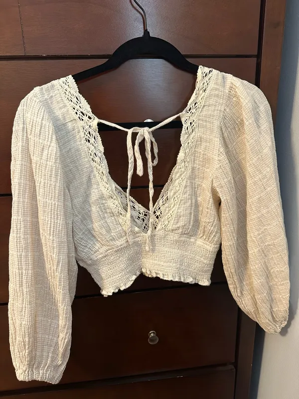 White long sleeve blouse - Image 5