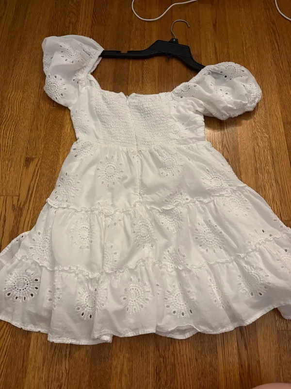 white princess polly eyelet dress - Image 2