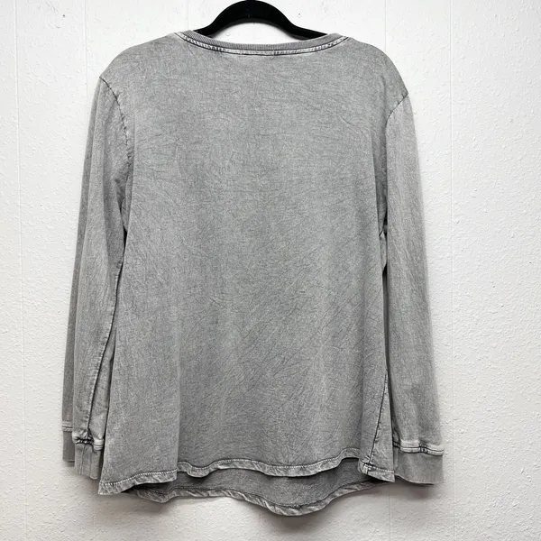 North Style Embroidered Floral Stonewash Sweater Womens Large Boho Whimsigoth - Image 6