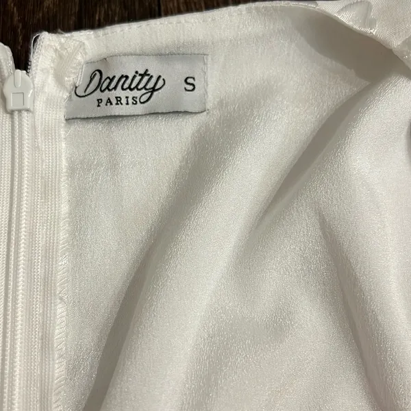 Dainty Paris White Long Sleeve Dress - Image 2