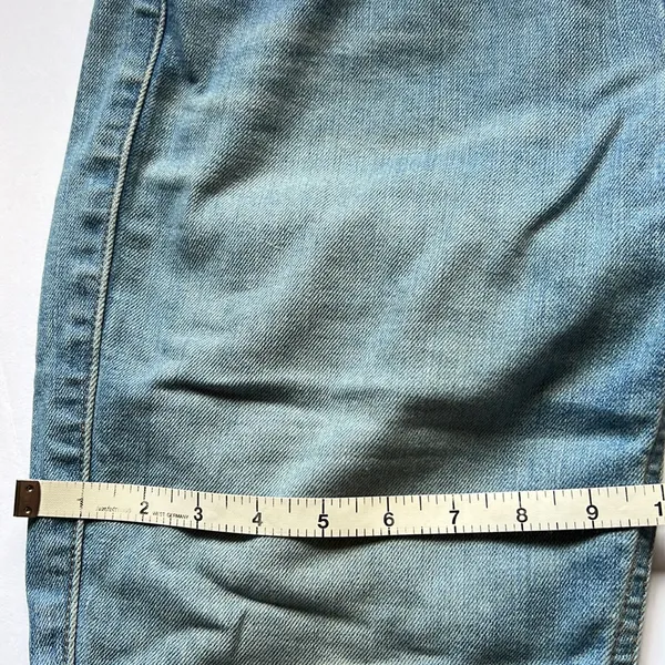 7 For All Mankind jeans high waisted, 2 tone crop jeans- y2k - Image 8