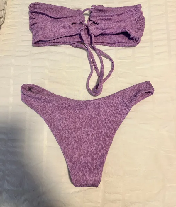 SheIn Lilac Swim Suit Set - Image 5