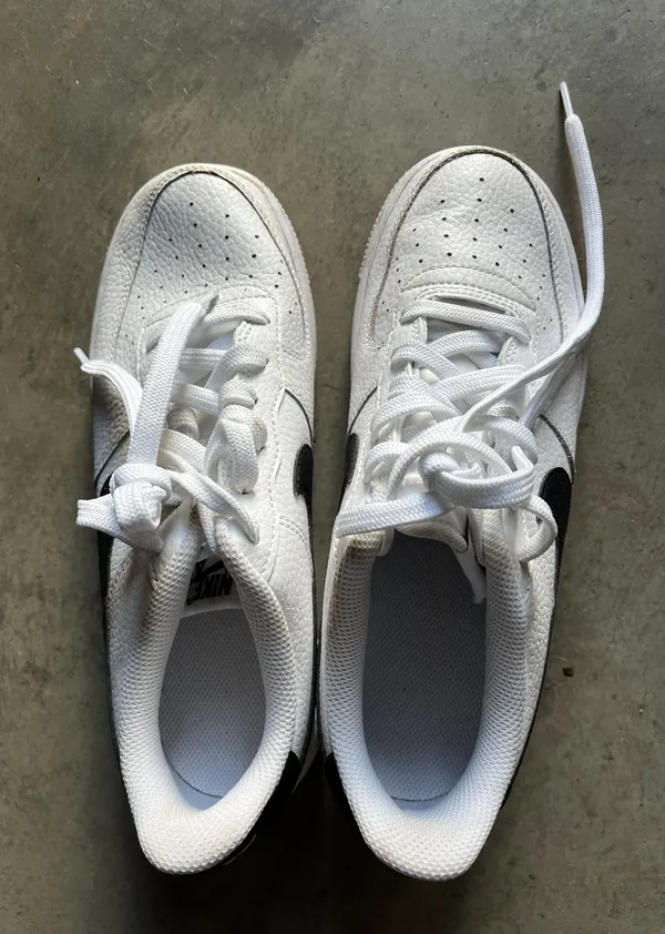 Nike Black White Air Forces - Image 3