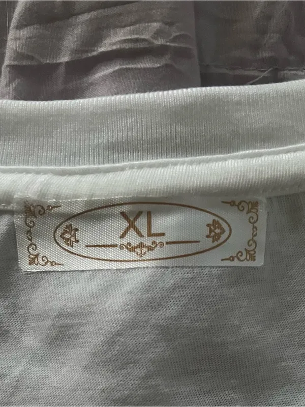 Women’s White “I’ve Survived Too Many Storms to be Bothered by ” T Shirt Size XL - Image 4