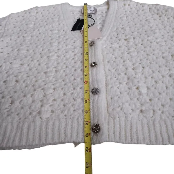 INDUSTRY Republic Company Alpaca Blend Sweater Cardigan V Neck MEDIUM New NWT - Image 8