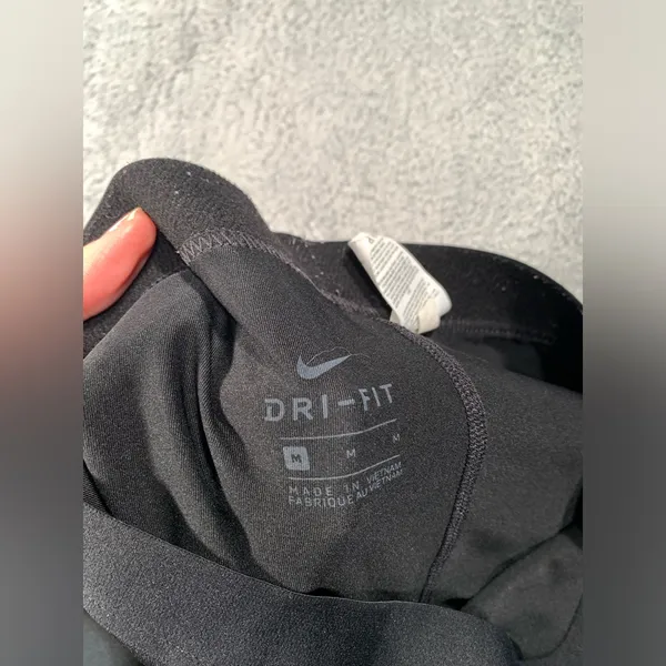 Nike cropped Black Leggings just do it - Image 5