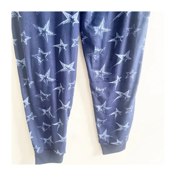 Felina Women's Luxe Velour 2-Piece Jogger Pajama Set variety Blue Stars NWT Sm - Image 11