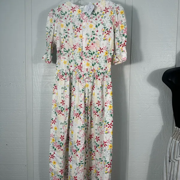 The EWE White Floral Short Sleeve Dress Size Small NWT - Image 7