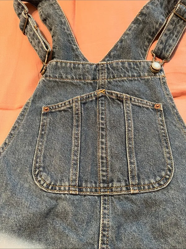 NWT Classic Blue Denim Short Overalls Size undefined - Image 4