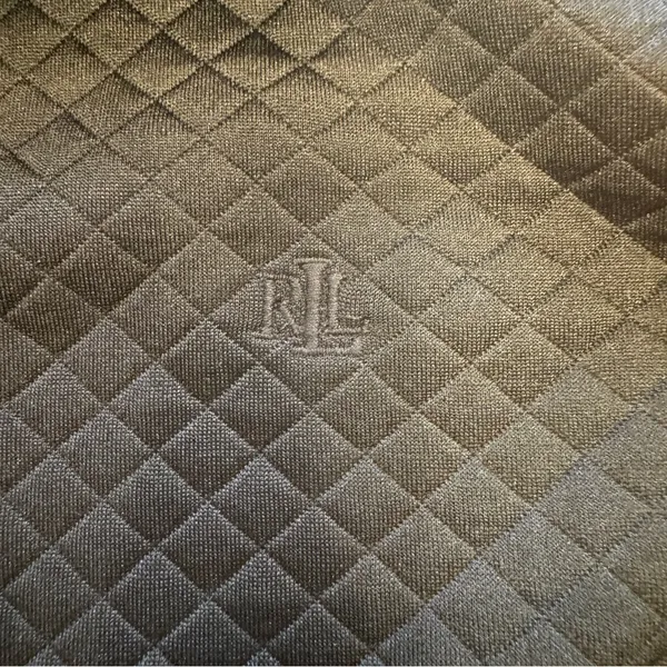 Lauren Ralph Lauren Women's M‎ Quilted Black Vest High collar Full Zip - Image 4