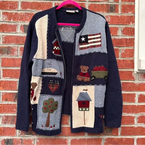Croft & Barrow Vintage 90s sweater women’s size 1X - Image 2