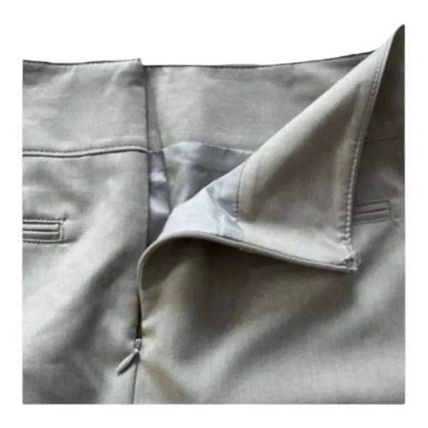 Worthington Beige Pencil Above Knee Length Skirt Size 12 Back Zip Formal Career - Image 4