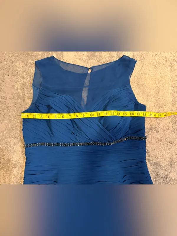 Women’s Blue Daymor Formal Dress - Image 6