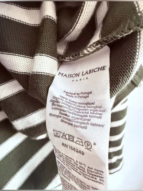 Maison Labiche Paris “Very Busy” Montpar Sailor Long Sleeve Striped Shirt Size S - Image 5