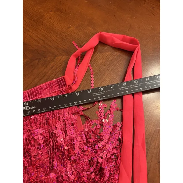Sequin Mini DANCE Skirt Women’s Size One Size Pink - Image 6