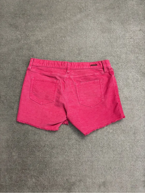 Carve Designs Oahu Raw Hem Corduroy Shorts Watermelon Women’s - Image 2
