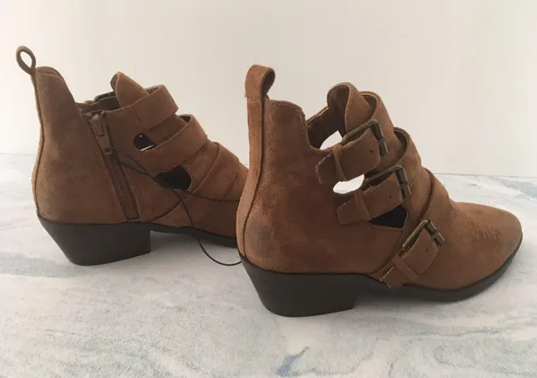 Ankle Boots, Size 8 Brown - Image 3