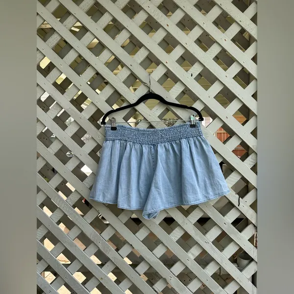 Free People Paradise Found Denim Skort - Image 7