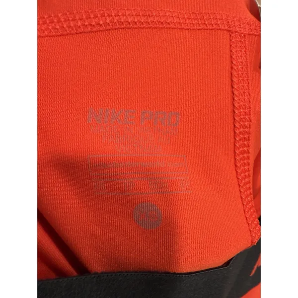 Nike Pro‎ Women's Dri-Fit Orange Compression Training Capri Leggings Size XS - Image 6