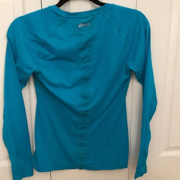 Aasics blue workout shirt xs - Image 2