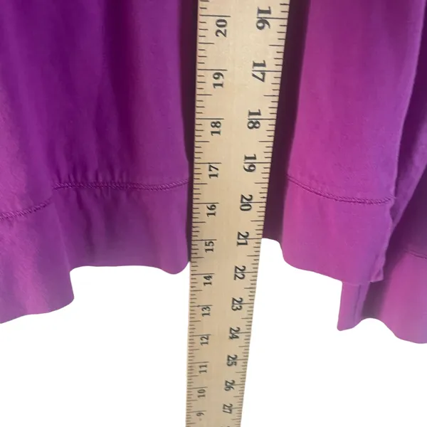 Lauren Ralph Lauren Women's Size Large Purple‎ Pink Half Button Light Sweater - Image 10