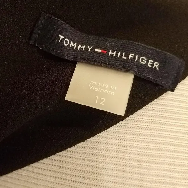 Tommy Hilfiger Red/Black Dress Size 12 - Image 6