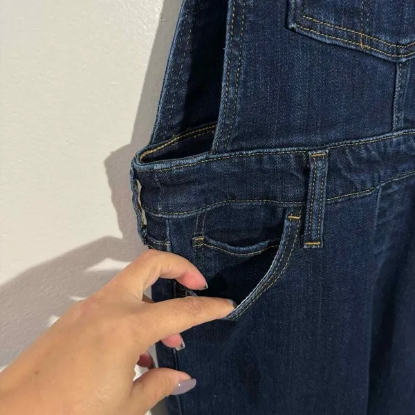 New Levi's Skinny‎ Dark Wash Denim Overall Size 26 Casual Nomcore Minimalist - Image 11