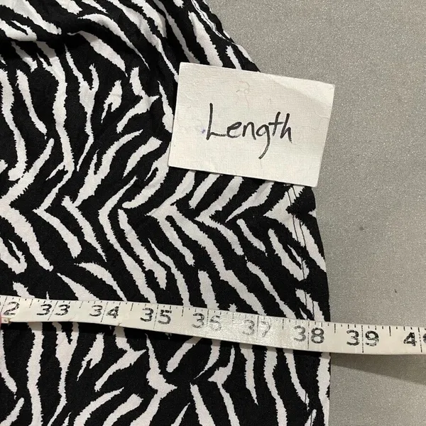 Ninexis Womens Size Medium Zebra Print Knit Maxi Slit Skirt Resortwear Mobwife - Image 14