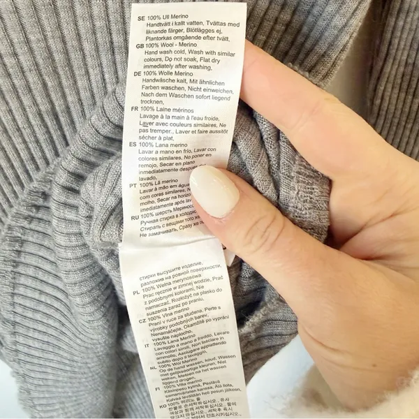 By Malene Birger Rinah Ribbed Merino Wool Sweater Sz S - Image 7