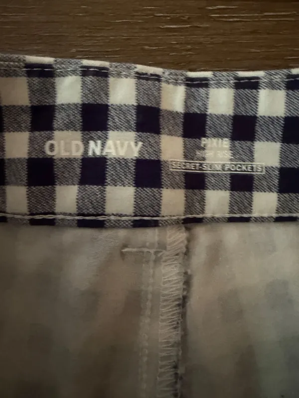 Old Navy Gingham Pixie Pants - Image 2