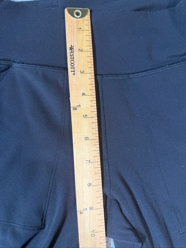 Lululemon Align Size 2 Black High Rise Pocket Jogger Cuffed Athletic Pants - Image 8