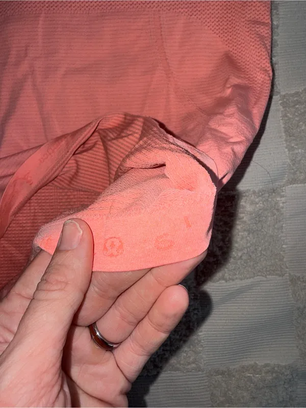 Lululemon Light Coral Swiftly Tech Long‎ Sleeve size 6 - Image 3