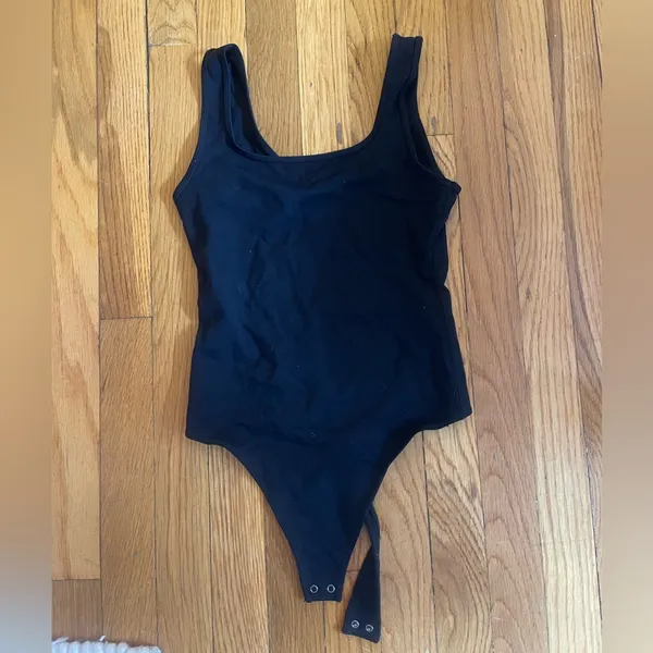 Abercrombie & Fitch Black Tank Scoopneck Bodysuit - Image 2