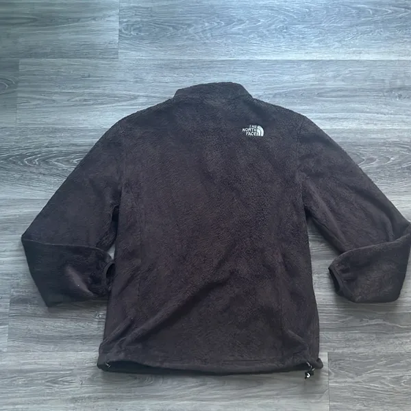 North face Full Zip Fuzzy Jacket Medium - Image 2